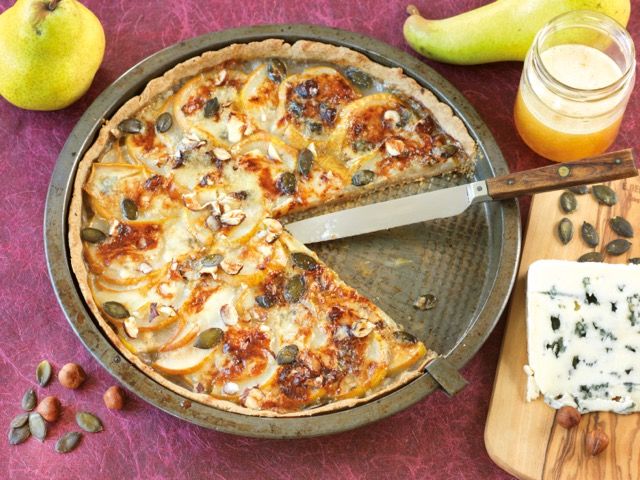 Tarte aux poires et roquefort AOC Tarte aux poires et roquefort AOC