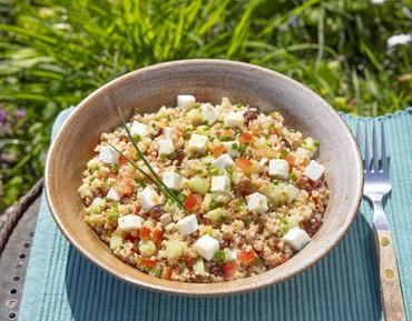 Taboulé au quinoa et légumes de saison Taboulé au quinoa et légumes de saison
