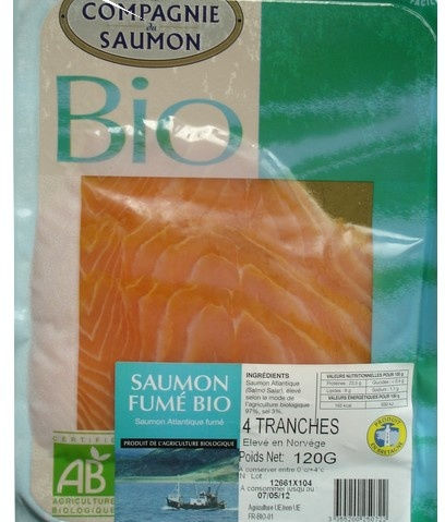 Saumon fumé (x4) 120g Saumon fumé (x4) 120g